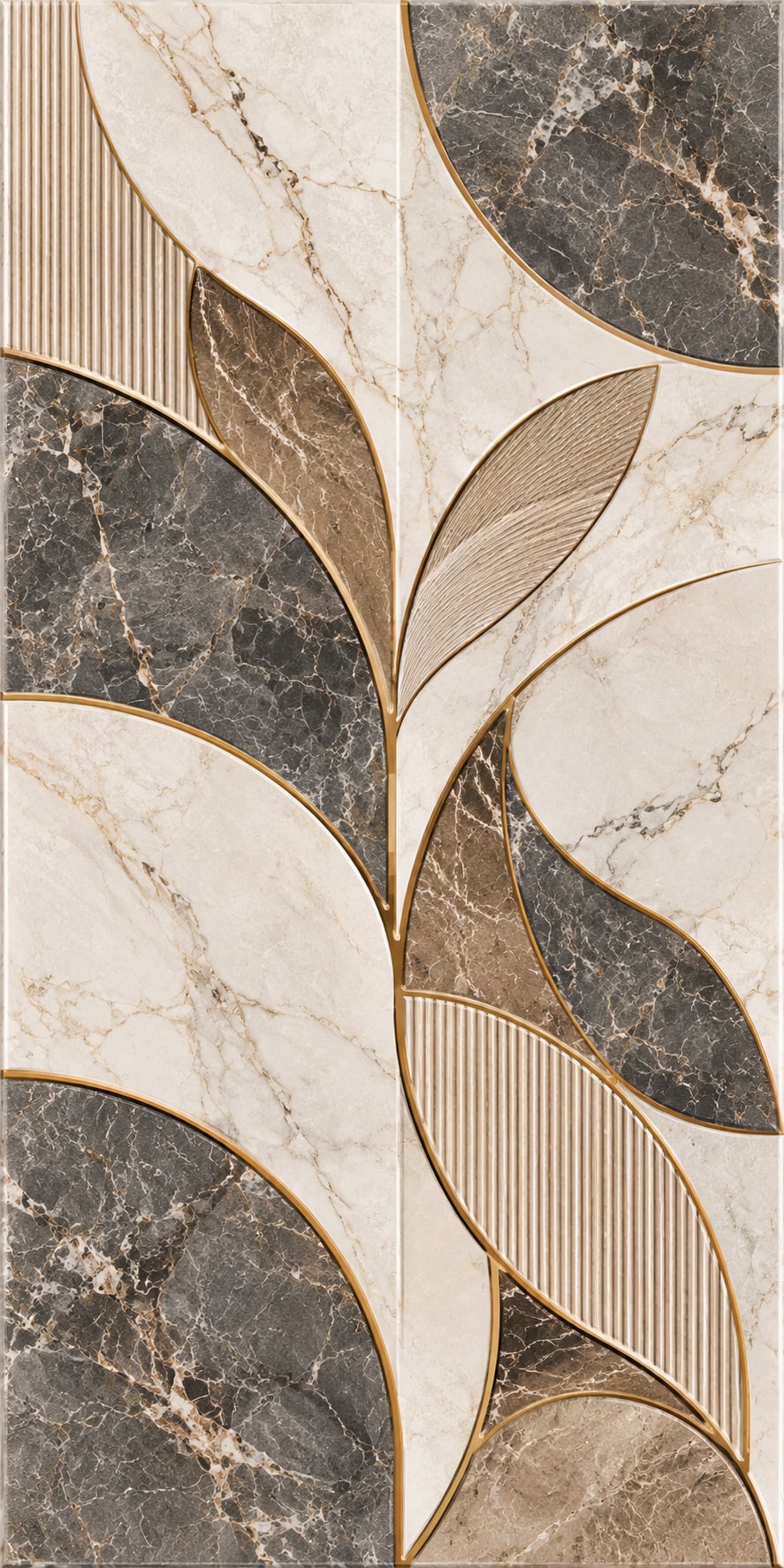 Decorative tile finish